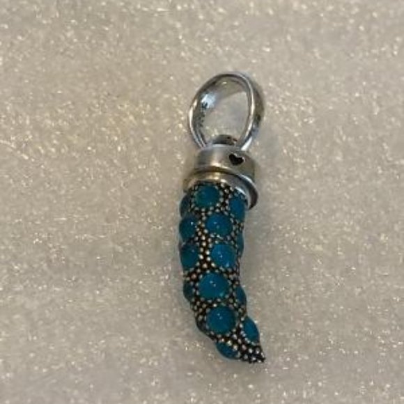 Pandora Jewelry - PANDORA TURQUOISE ITALIAN HORN Pandora Jewelry - PANDORA TURQUOISE ITALIAN HORN